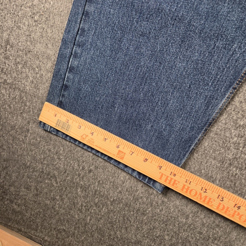 Levi’s 505 Jeans Mens 48x28 Big And Tall Blue Denim Straight Leg Medium Wash NWT - Picture 11 of 15